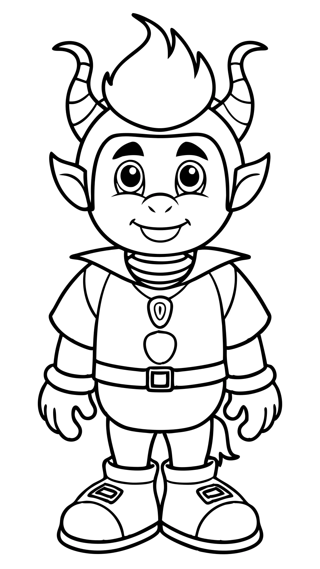 animated characters coloring pages